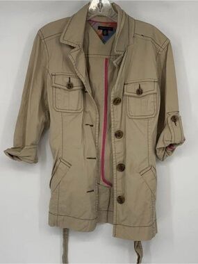 Tommy Hilfiger Tan Utility Safari Jacket